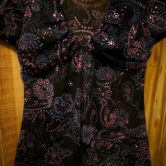 self esteem purple y2k top - Picture 2 of 3